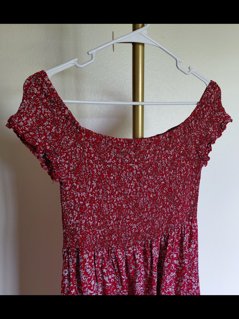 SHEIN Red Floral Maxi Dress - Picture 2 of 4
